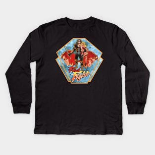 Final Fight Cab Art Kids Long Sleeve T-Shirt